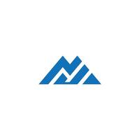 JM MJ Logo Design . JM MJ elegant and Professional icon design vector