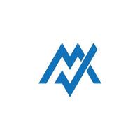 JM MJ Letter Unique modern flat abstract monogram Initial Logo Design Template Illustration. JM MJ elegant and Professional icon design vector