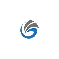 G Letter monogram Initial Logo Design Illustration. G elegant and Professional icon design vector