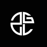 ZGL logo ZGL icon ZGL ZGL monogram ZGLletter ZGLminimalist ZGLtriangle ZGLflat Unique modern flat abstract logo design. vector