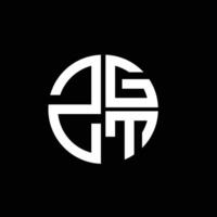 ZGT logo ZGT icon ZGT ZGT monogram ZGTletter ZGTminimalist ZGTtriangle ZGTflat Unique modern flat abstract logo design. vector