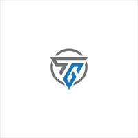 QG Letter monogram Initial Unique modern flat abstract logo design. QG elegant and Professional icon design vector