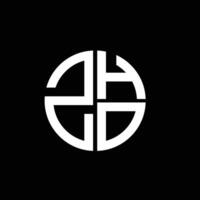 ZHO logo ZHO icon ZHO ZHO monogram ZHOletter ZHOminimalist ZHOtriangle ZHOflat Unique modern flat abstract logo design. vector
