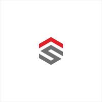 AS SA Letter monogram Initial Unique flat abstract logo design. AS SA elegant and Professional icon design vector