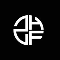 ZHF logo ZHF icon ZHF ZHF monogram ZHFletter ZHFminimalist ZHFtriangle ZHFflat Unique modern flat abstract logo design. vector