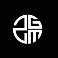 ZGM logo ZGM icon ZGM ZGM monogram ZGMletter ZGMminimalist ZGMtriangle ZGMflat Unique modern flat abstract logo design. vector