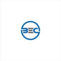 BEC Letter monogram Initial Unique modern flat abstract logo design. BEC elegant and Professional icon design vector