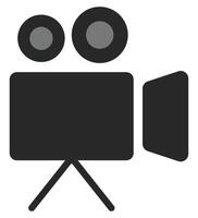 camera flat icon. vector