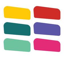 A glossy web design offers a set of shiny colorful round buttons with reflection for your site vector