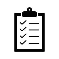 Mobile Checklist App Icon vector