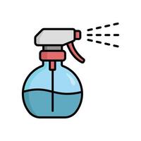 Cleaning Spray Bottle Icon for UI Design vector