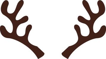 Brown Deer Antlers Clipart Graphic vector