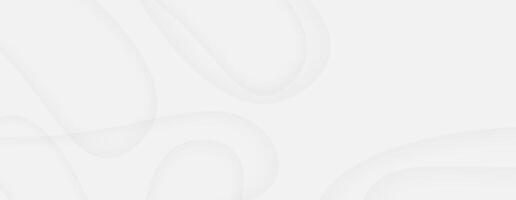 White abstract background subtle shapes bright smooth curve vector
