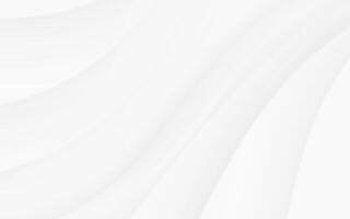 Soft white abstract flowing waves background design light bright smooth vector