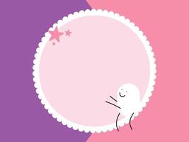 Abstract cartoon bubble shape with a concept design retro speech text vector
