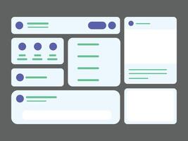 Design a website wireframe vector