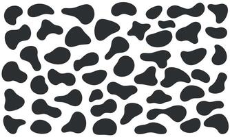 A set with many random spots for graphic work vector