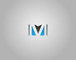 Letter MV or VM abstract logo design template vector