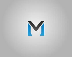 Letter MV or VM abstract logo icon template vector