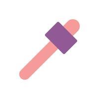A pink and purple hammer icon on a white background vector