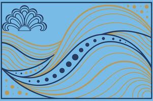 modern Wave Digital Abstract vector