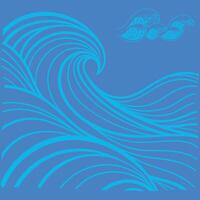 Wave Digital Abstract Art vector