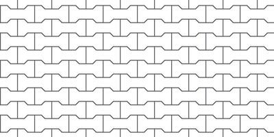 Pavement brick seamless pattern. Sidewalk floor texture. Street paver block road. Geometric brick tiles seamless pattern. illustration isolated on white background vector
