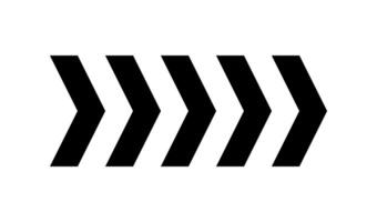 Chevron arrow pattern. Chevron line. Motion direction road line. Triangle arrow sign. Warning repeat striped. Swipe icon. Design element. illustration isolated on white background vector