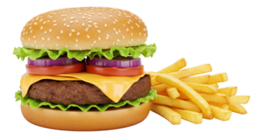 A close up shot of a burger with lettuce tomato onion and cheese png