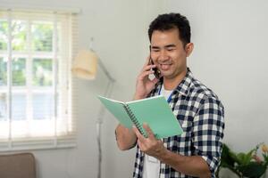 Business analysis with charts and graphs in modern office photo