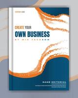 Create Your Own Business Book Cover vector