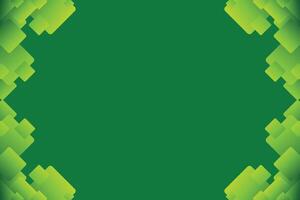 Green abstract geometric background design vector