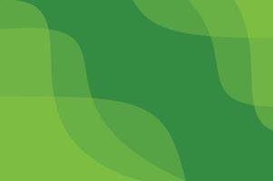 Green smooth curved background design vector