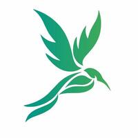 Design illustration hummingbird for elements logo template vector