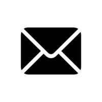 email envelope icon on a white background vector