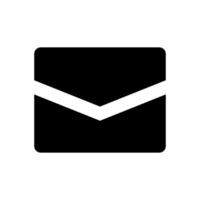 an envelope icon with a white background vector