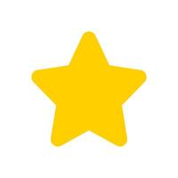star icon illustration yellow vector