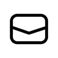 an message icon on a white background vector