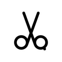 scissors icon ui ux vector