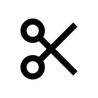 scissors icon ui vector