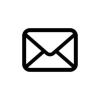 message icon line vector