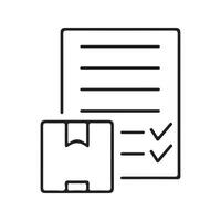 stock checklist icon vector