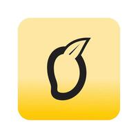 Mango juice fruit logo and symbol design vector