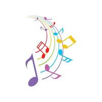 Colorful notes on a white background vector