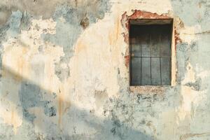 A Window in a Weathered Wall photo
