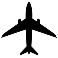 Airplane Silhouette , Commercial Aircraft vector