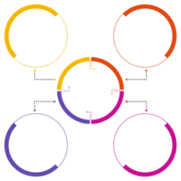 Infographic with 4 steps, options. png