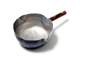 Metal Kadhai with Wooden Handle photo