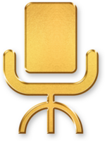 Gold Microphone Icon 3D Glossy Golden Mic Symbol with Metallic Shine and Shadowed Effect for Music, Voice Recording, Podcasting, and Audio Broadcasting Concepts png
