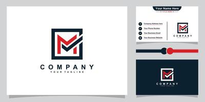 ML letter logo design template . vector